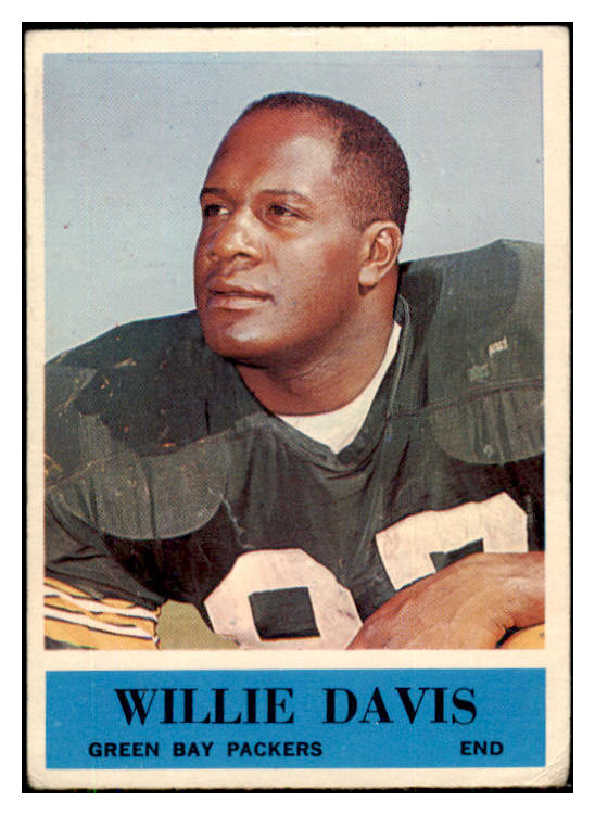 1964 Philadelphia Football #072 Willie Davis Packers VG 423461