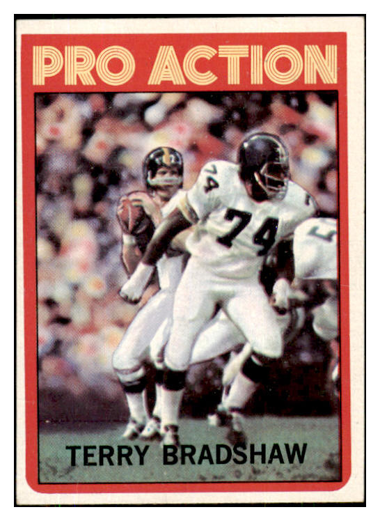 1972 Topps Football #120 Terry Bradshaw IA Steelers VG-EX 423466