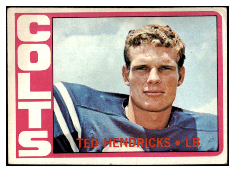 1972 Topps Football #093 Ted Hendricks Colts EX 423471
