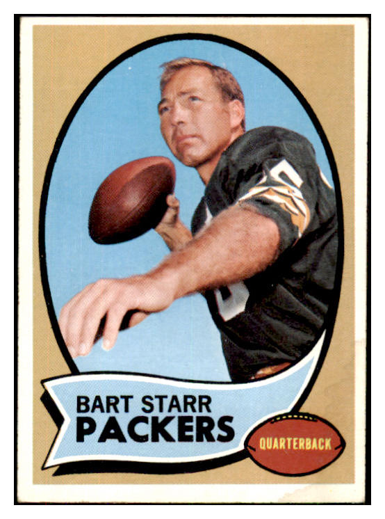 1970 Topps Football #030 Bart Starr Packers VG-EX 423510