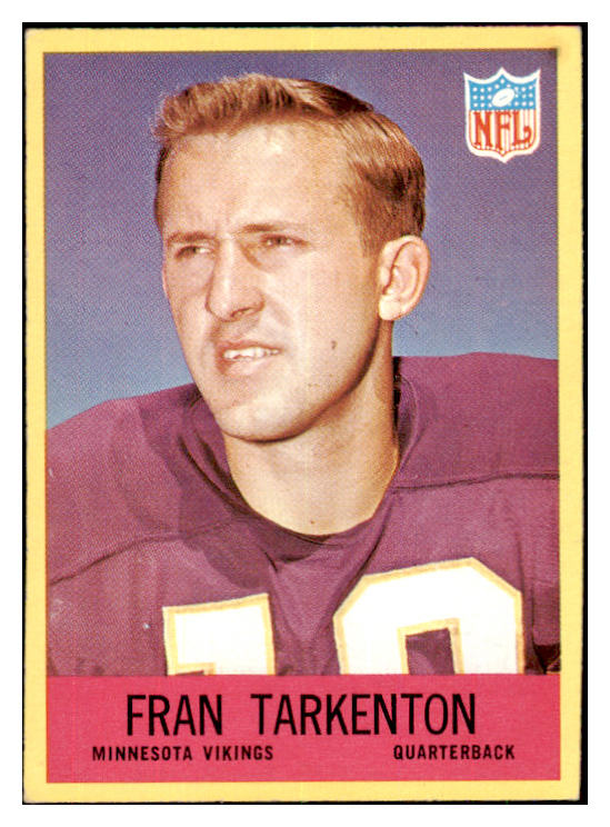 1967 Philadelphia Football #106 Frank Tarkenton Vikings EX-MT 423520