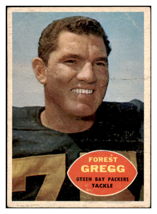 1960 Topps Football #056 Forrest Gregg Packers VG 423531