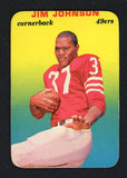 1970 Topps Football Glossy #019 Jim Johnson 49ers VG-EX 423576