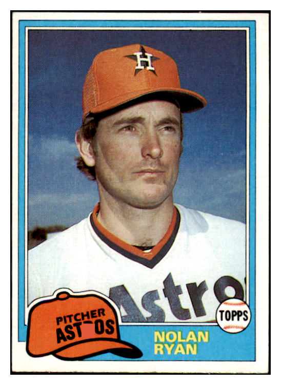 1981 Topps Baseball #240 Nolan Ryan Astros NR-MT 423609