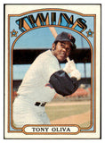 1972 Topps Baseball #400 Tony Oliva Twins EX-MT 423617