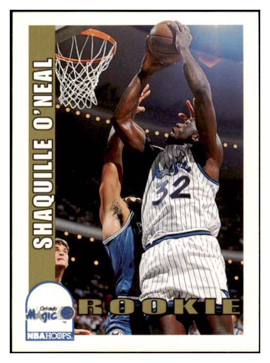 1992 Hoops #4442 Shaquille O'Neal Magic NR-MT 423622