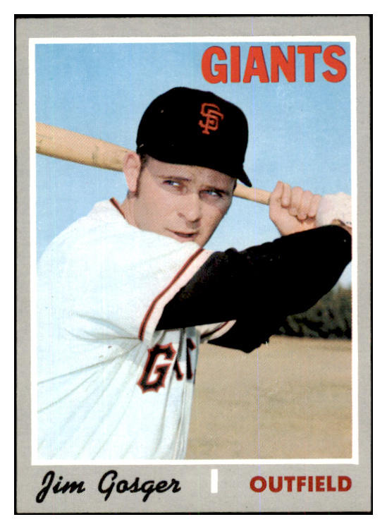 1970 Topps Baseball #651 Jim Gosger Giants NR-MT 423658