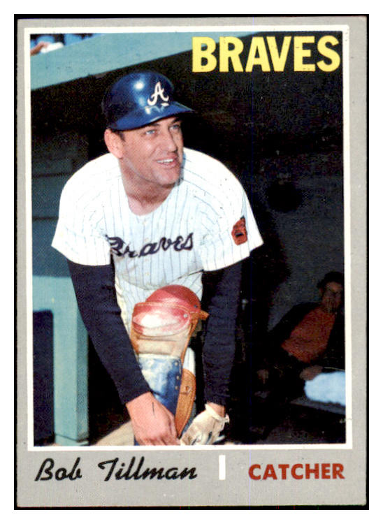 1970 Topps Baseball #668 Bob Tillman Braves NR-MT 423685