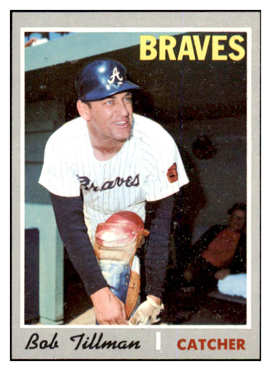 1970 Topps Baseball #668 Bob Tillman Braves NR-MT 423686