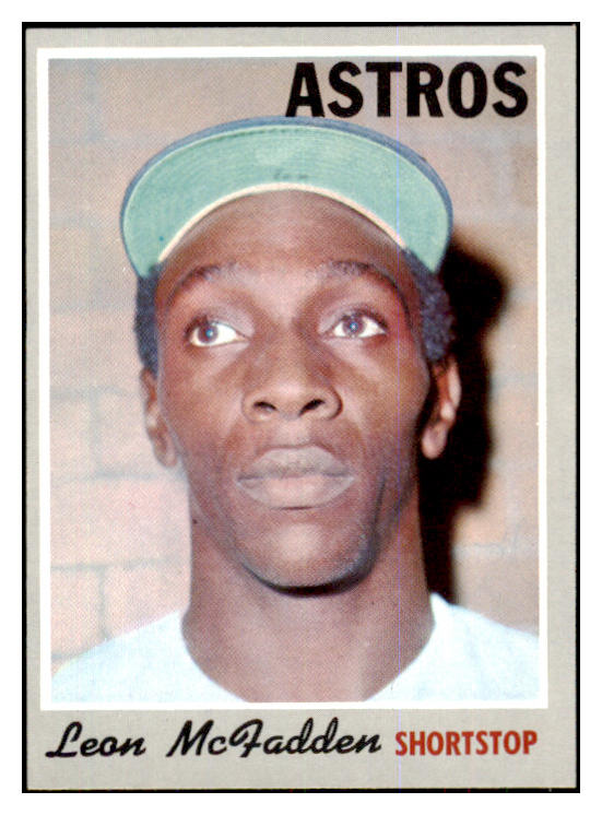 1970 Topps Baseball #672 Leon McFadden Astros NR-MT 423691