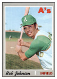 1970 Topps Baseball #693 Bob Johnson A's NR-MT 423729