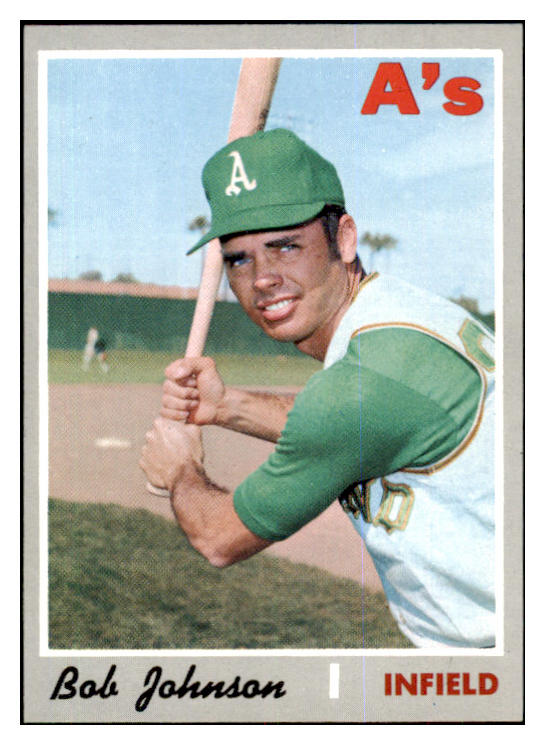 1970 Topps Baseball #693 Bob Johnson A's NR-MT 423730