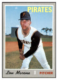 1970 Topps Baseball #703 Lou Marone Pirates NR-MT 423747