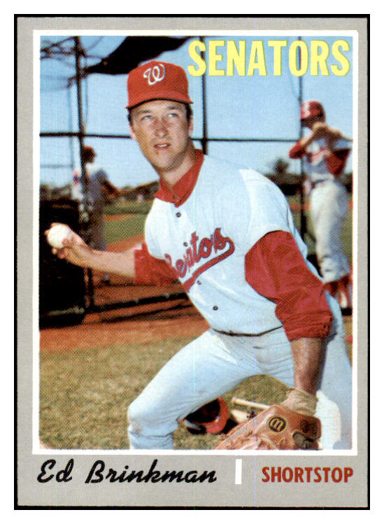 1970 Topps Baseball #711 Ed Brinkman Senators NR-MT 423761