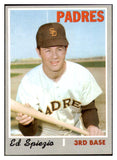 1970 Topps Baseball #718 Ed Spiezio Padres NR-MT 423770