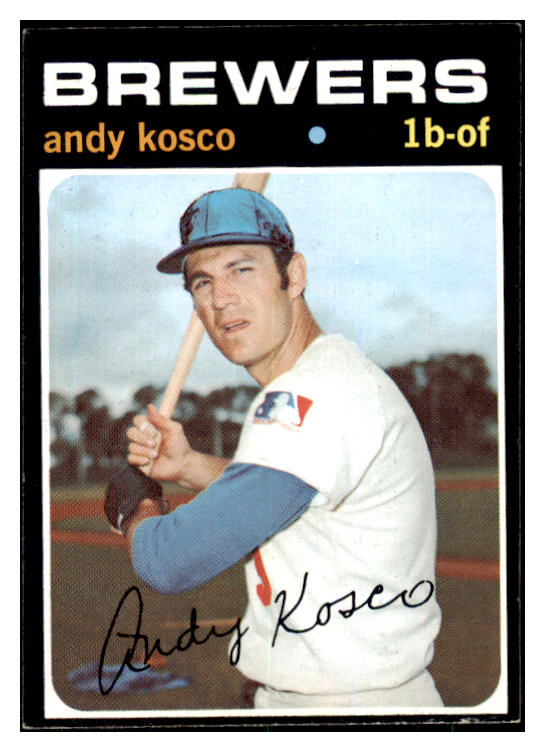1971 Topps Baseball #746 Andy Kosco Brewers EX-MT 423780