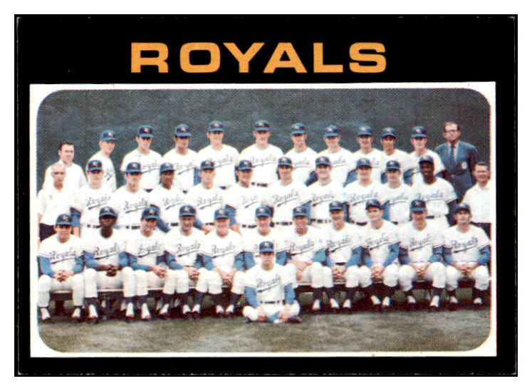 1971 Topps Baseball #742 Kansas City Royals Team NR-MT 423781
