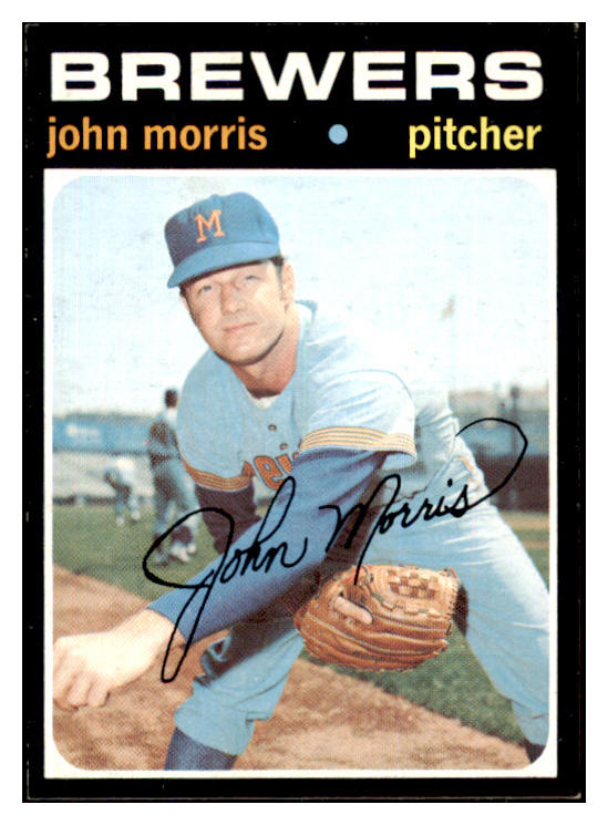 1971 Topps Baseball #721 John Morris Brewers NR-MT 423803