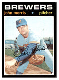 1971 Topps Baseball #721 John Morris Brewers NR-MT 423803