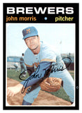 1971 Topps Baseball #721 John Morris Brewers NR-MT 423804