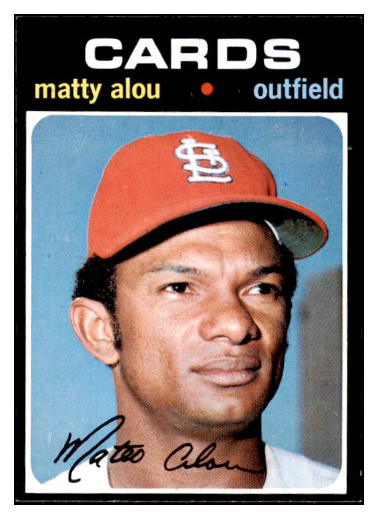 1971 Topps Baseball #720 Matty Alou Cardinals NR-MT 423805