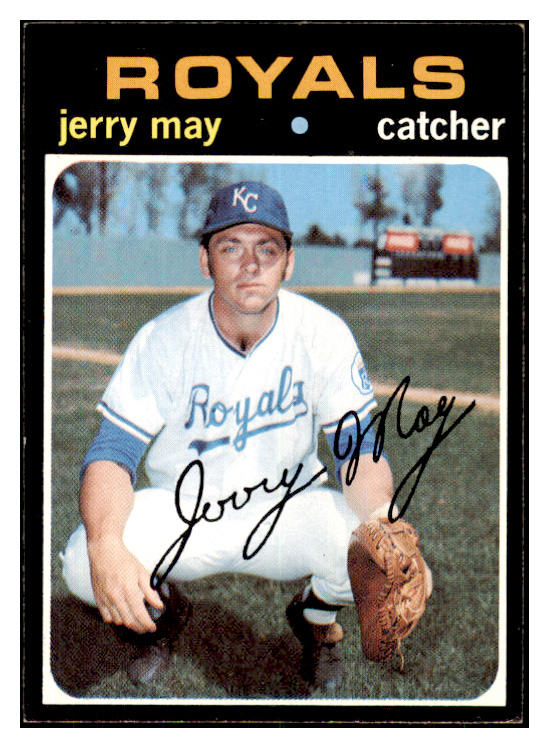 1971 Topps Baseball #719 Jerry May Royals NR-MT 423808