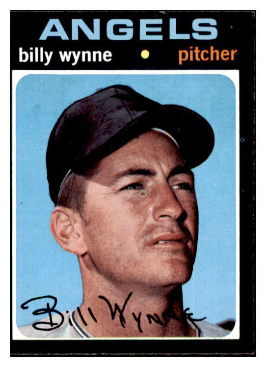 1971 Topps Baseball #718 Billy Wynne Angels EX-MT 423809