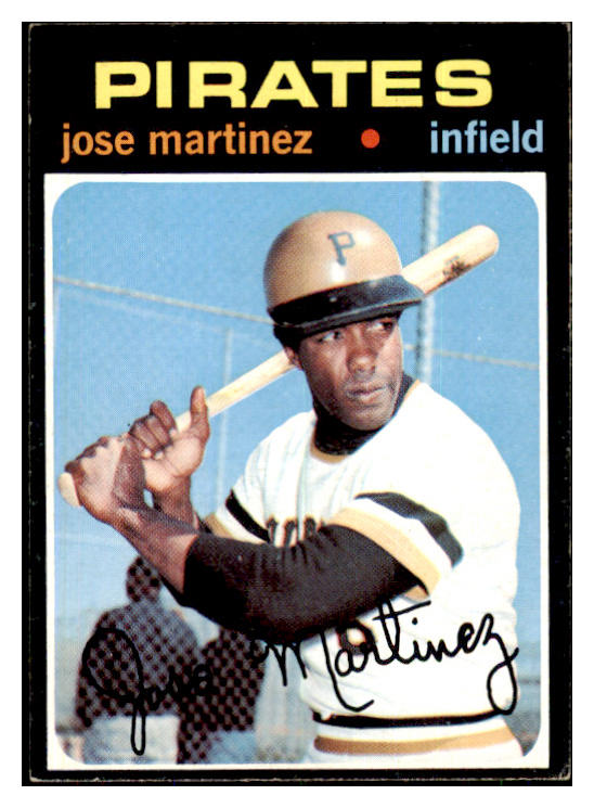 1971 Topps Baseball #712 Jose Martinez Pirates EX-MT 423814
