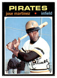 1971 Topps Baseball #712 Jose Martinez Pirates EX-MT 423814