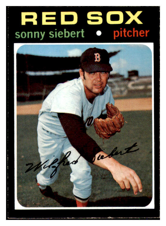 1971 Topps Baseball #710 Sonny Siebert Red Sox NR-MT 423815