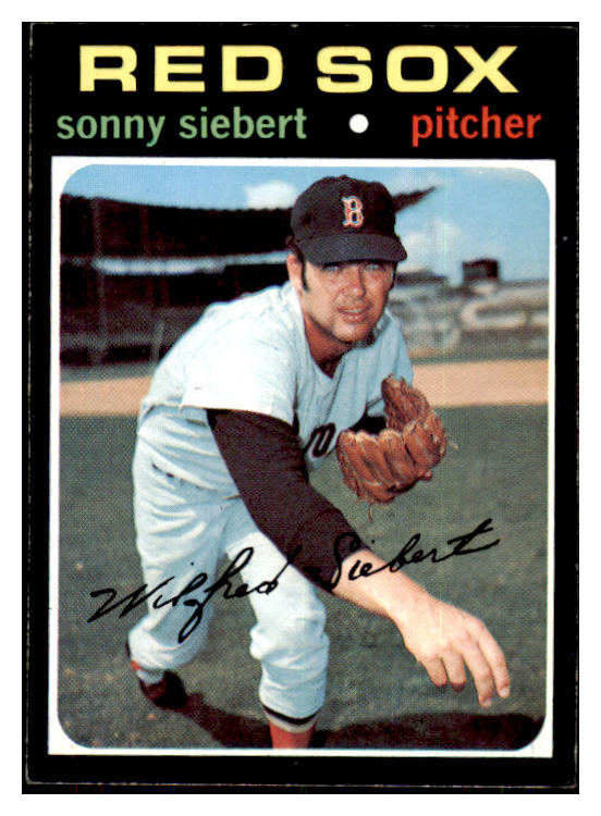 1971 Topps Baseball #710 Sonny Siebert Red Sox NR-MT 423816