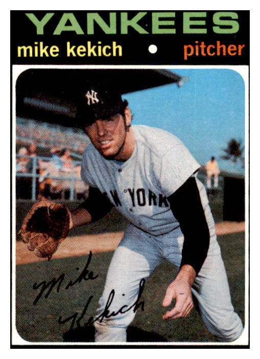 1971 Topps Baseball #703 Mike Kekich Yankees NR-MT 423819