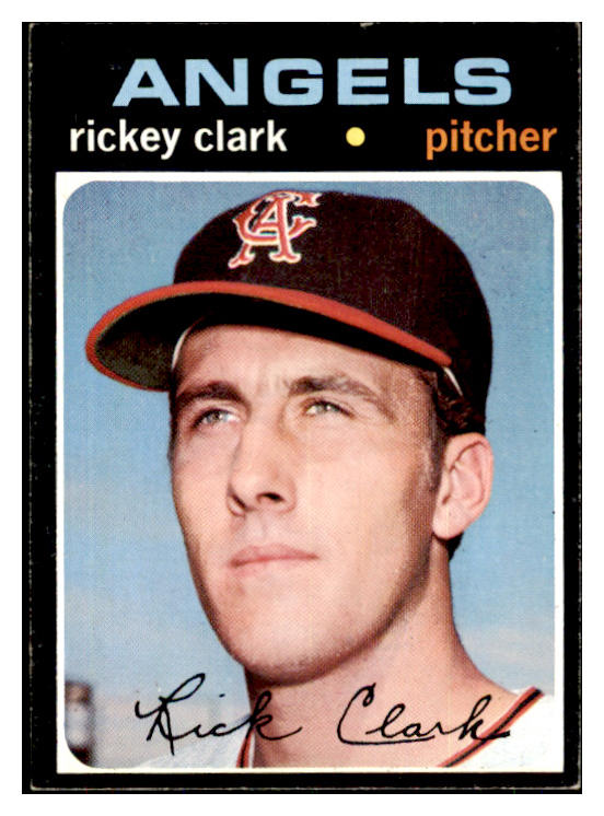 1971 Topps Baseball #697 Rickey Clark Angels EX-MT 423827