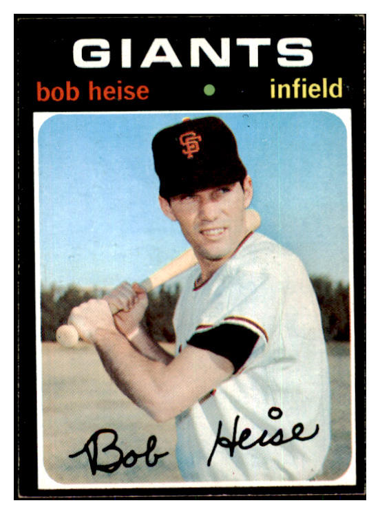 1971 Topps Baseball #691 Bob Heise Giants NR-MT 423832