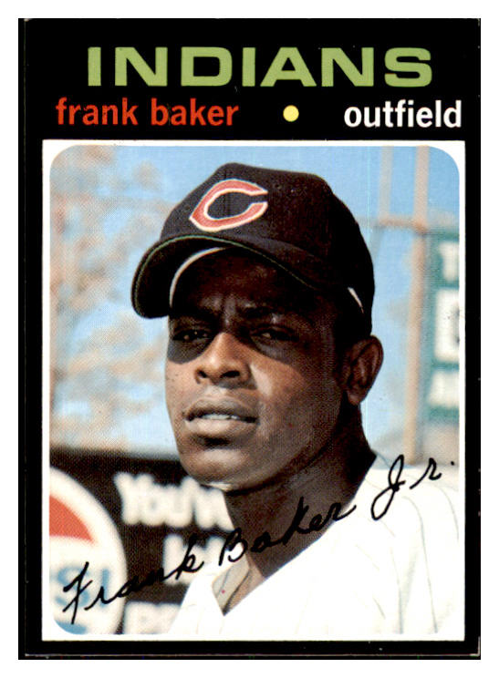 1971 Topps Baseball #689 Frank Baker Indians EX-MT 423834