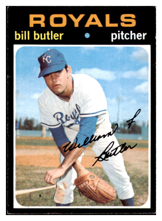 1971 Topps Baseball #681 Bill Butler Royals EX-MT 423845