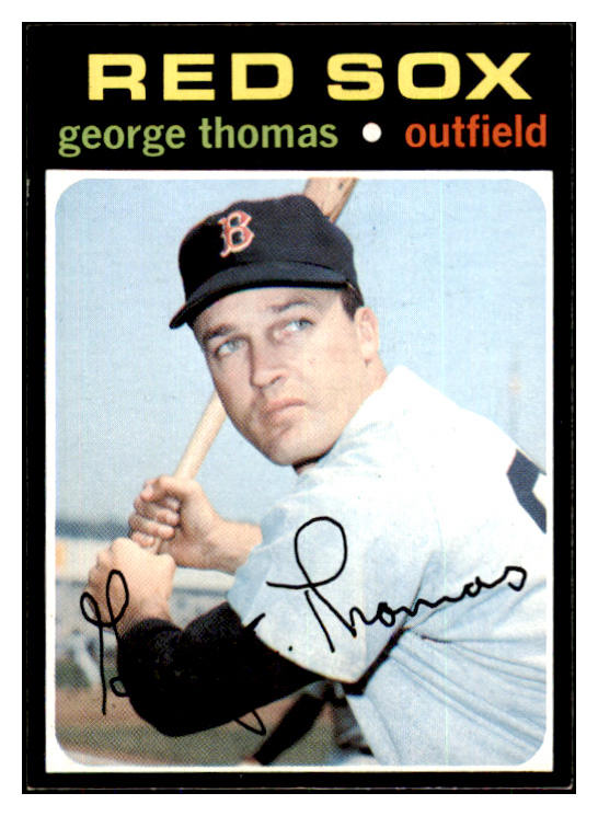 1971 Topps Baseball #678 George Thomas Red Sox NR-MT 423849