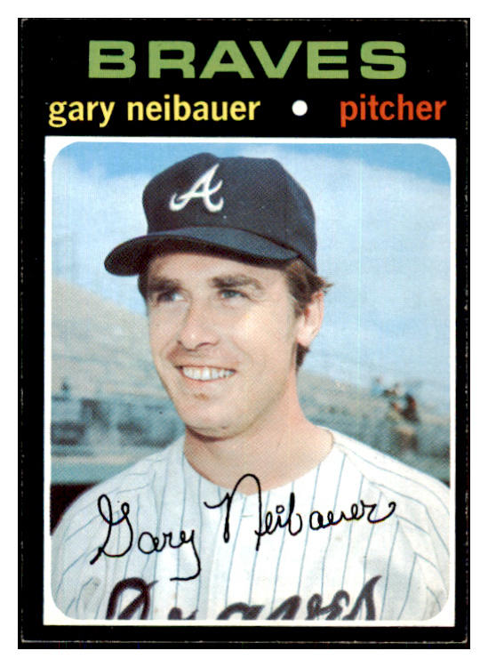 1971 Topps Baseball #668 Gary Neibauer Braves EX-MT 423857