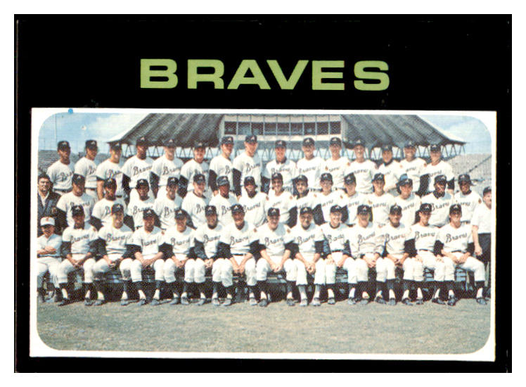 1971 Topps Baseball #652 Atlanta Braves Team NR-MT 423872