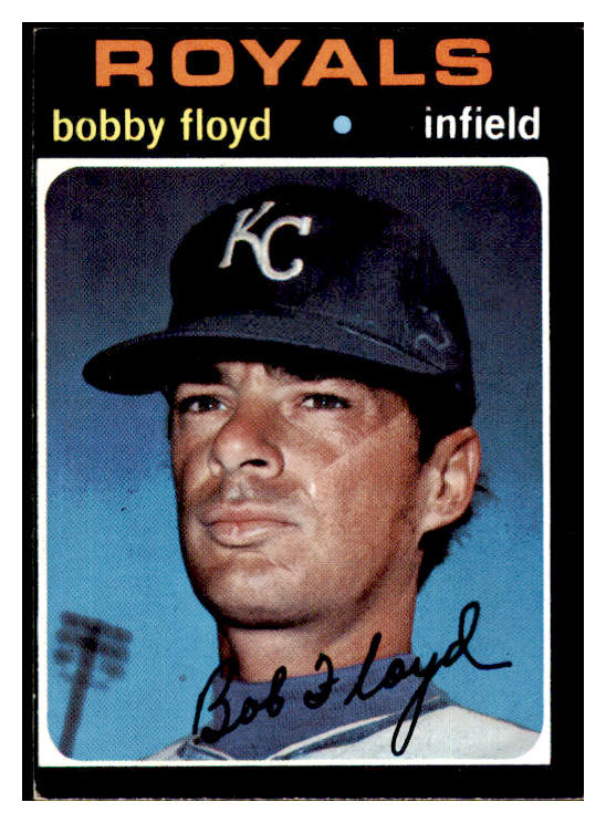 1971 Topps Baseball #646 Bobby Floyd Royals EX-MT 423878