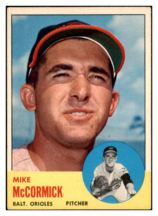 1963 Topps Baseball #563 Mike McCormick Orioles EX-MT 423888