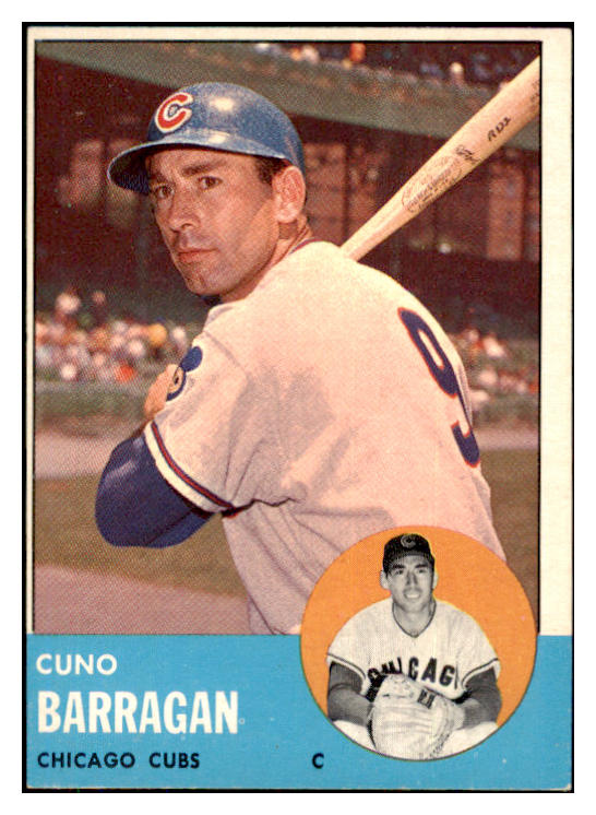 1963 Topps Baseball #557 Cuno Barragan Cubs EX-MT 423889