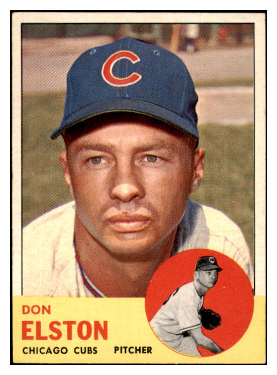 1963 Topps Baseball #515 Don Elston Cubs EX-MT 423901