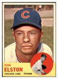 1963 Topps Baseball #515 Don Elston Cubs EX-MT 423901