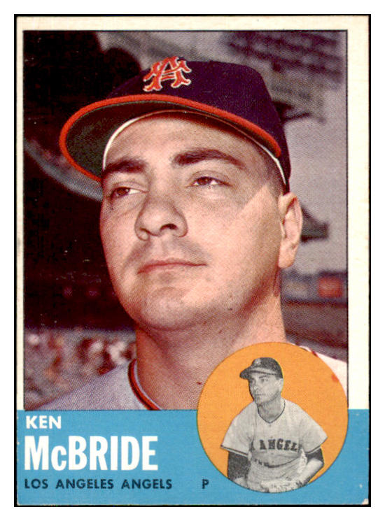 1963 Topps Baseball #510 Ken McBride Angels EX-MT 423903