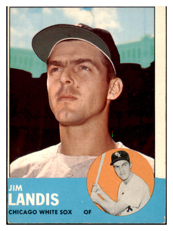 1963 Topps Baseball #485 Jim Landis White Sox VG-EX 423915