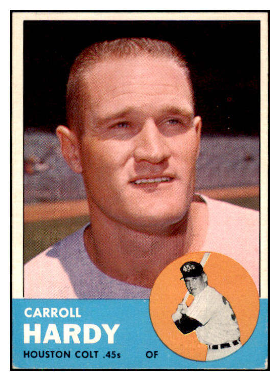 1963 Topps Baseball #468 Carroll Hardy Colt .45s EX-MT 423921