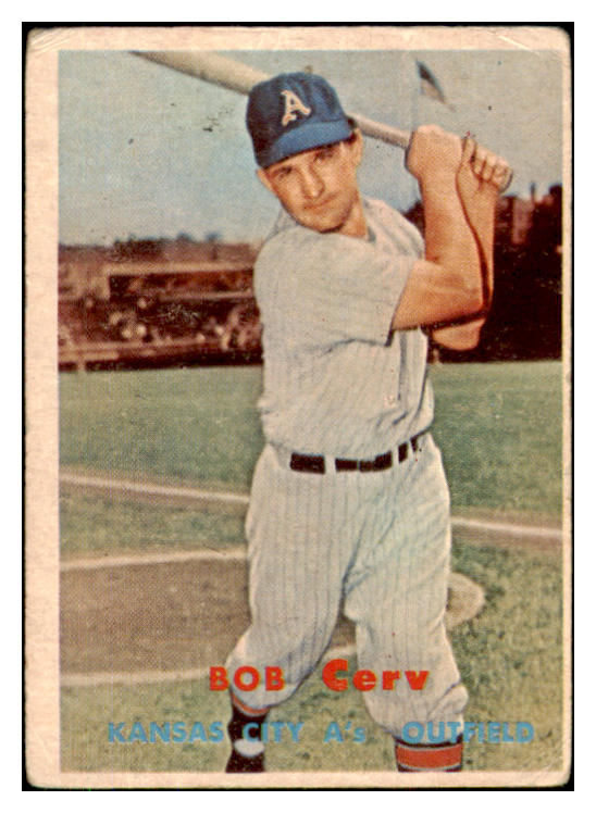 1957 Topps Baseball #269 Bob Cerv A's VG 423945