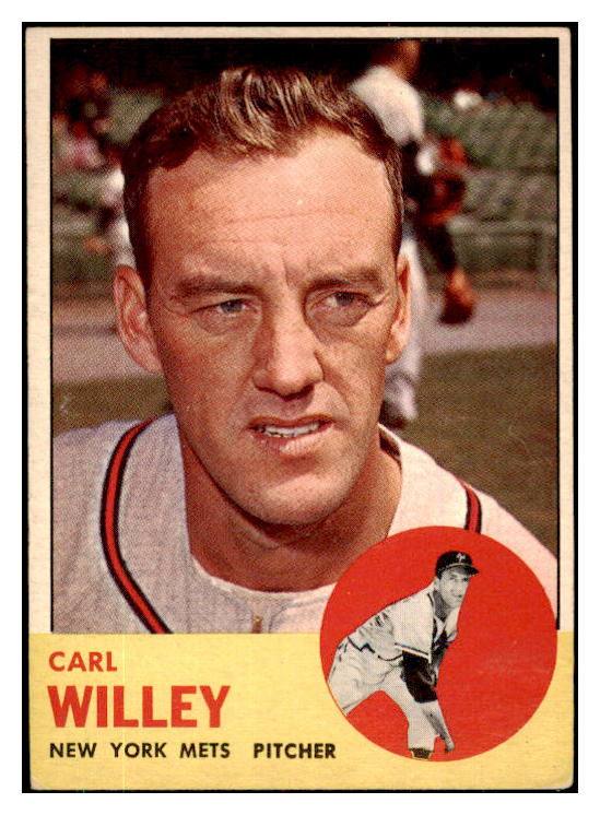 1963 Topps Baseball #528 Carl Willey Mets VG-EX 424060