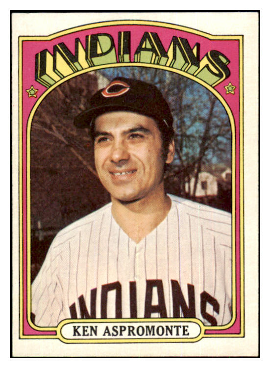 1972 Topps Baseball #784 Ken Aspromonte Indians EX-MT/NR-MT 424196